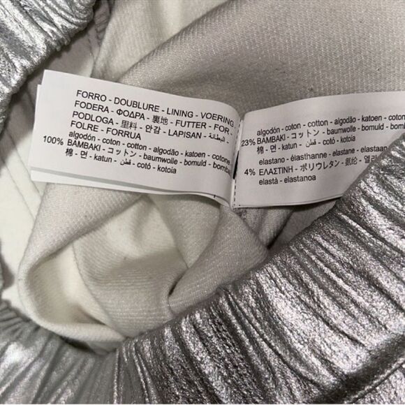 Zara Kids Girls Blue & Silver Pants Set(Size 13-14) - Picture 8 of 13